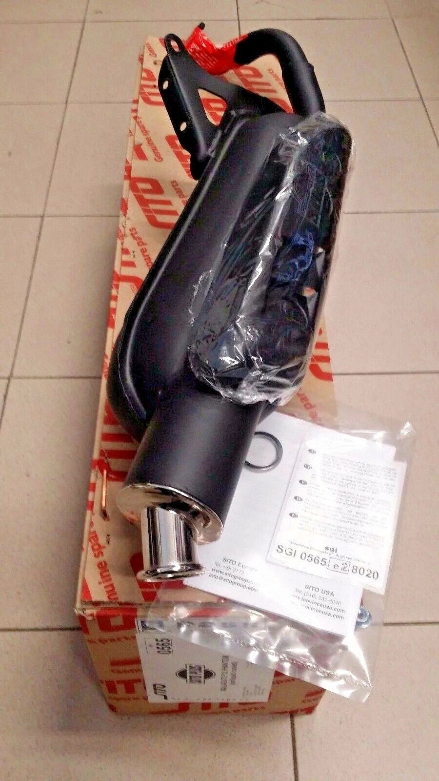 Marmitta Sitoplus malaguti F12 Phantom 50 1994-2006 SITO 0565