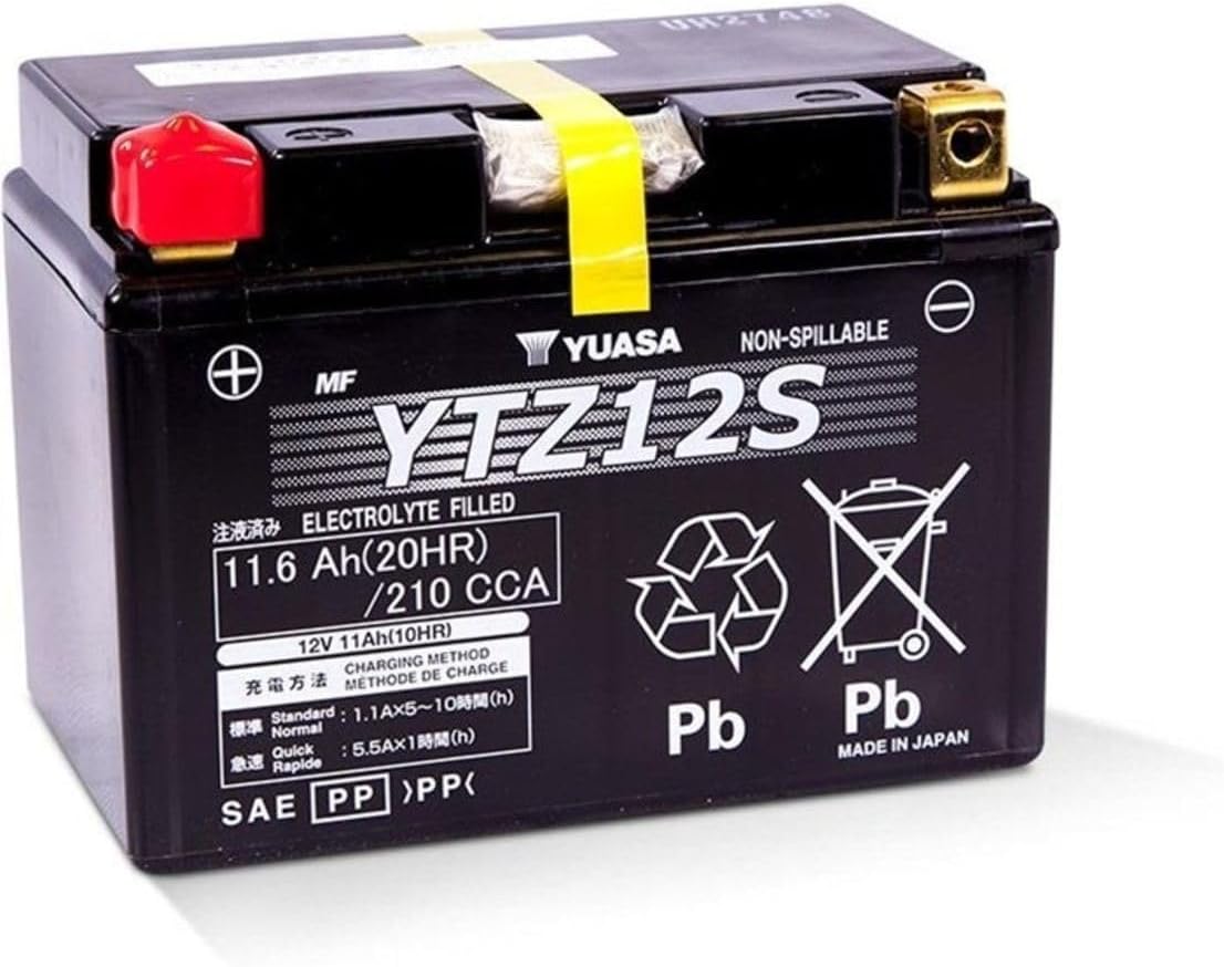 BATTERIA SIGILLATA YTZ12S ORIGINALE YUASA AGM 12V 11.6AH
