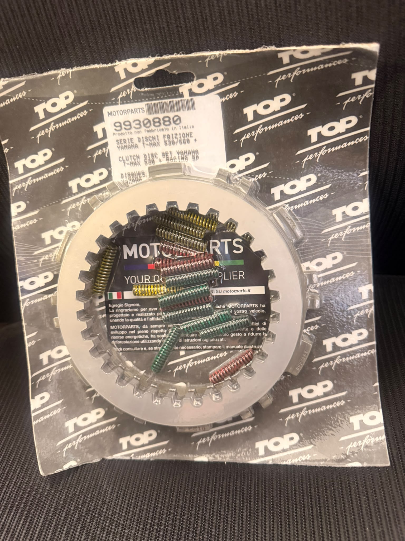 KIT DISCHI FRIZIONE YAMAHA TMAX 530/560 2012-2021 CON GUARNIZIONI TOP 9930880