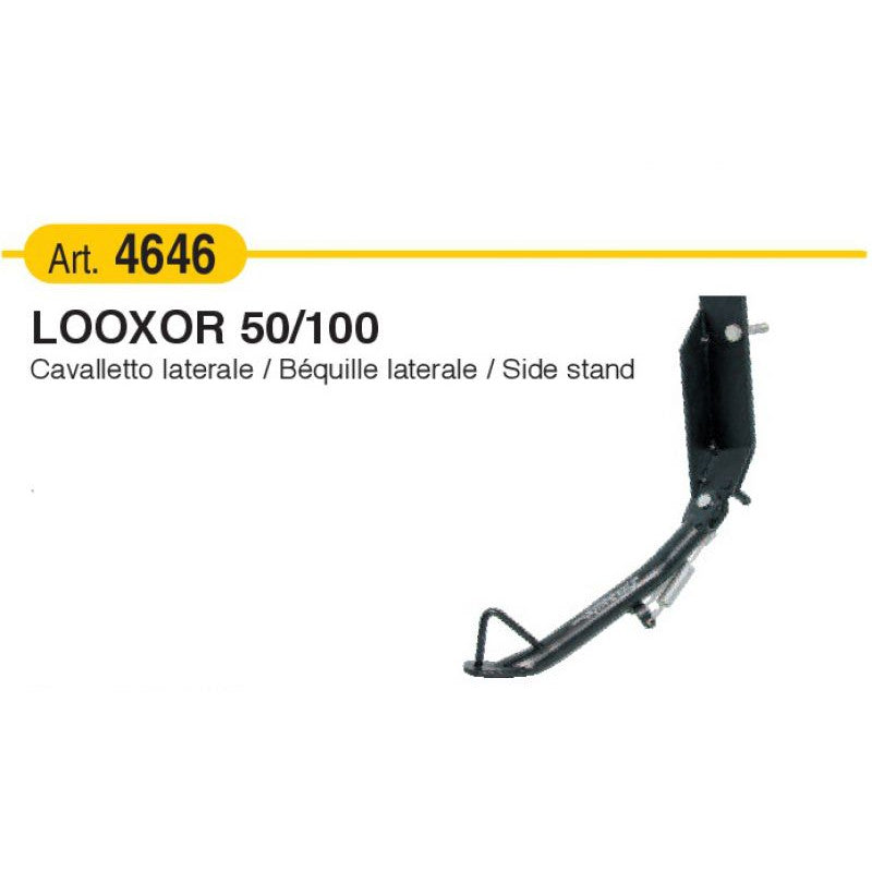 Buzzetti 4646 Cavalletto laterale nero Puegeot Looxor 50 / 100