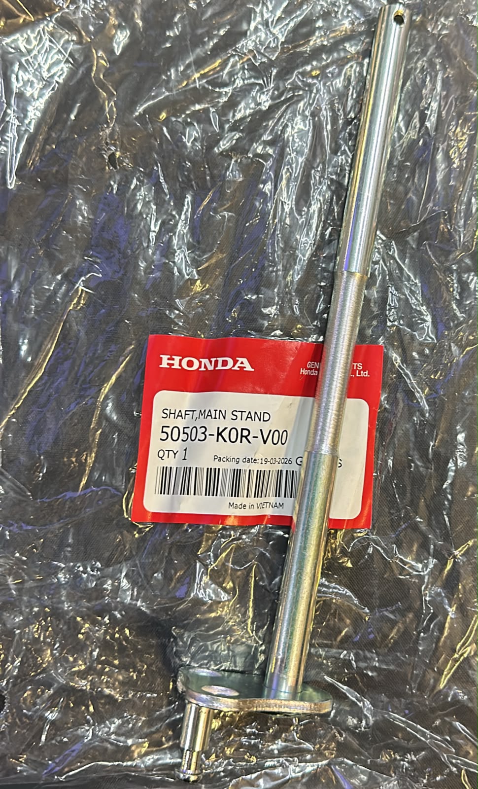Albero assa perno cavalletto centrale Honda FORZA 125 SH 125 2020-2025 50503-K0R-V00