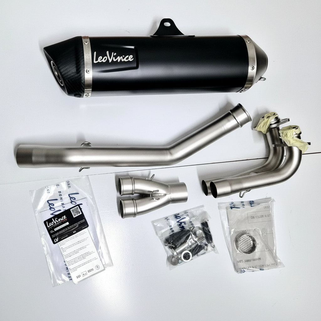 LEOVINCE 14000 SCARICO COMPLETO MARMITTA NERO YAMAHA T-MAX 530 2012-2016
