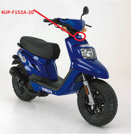 EMBLEMA STEMMA 3 YAMAHA BW'S 50 2004/2016 YAMAHA-4UP-F152A-2000