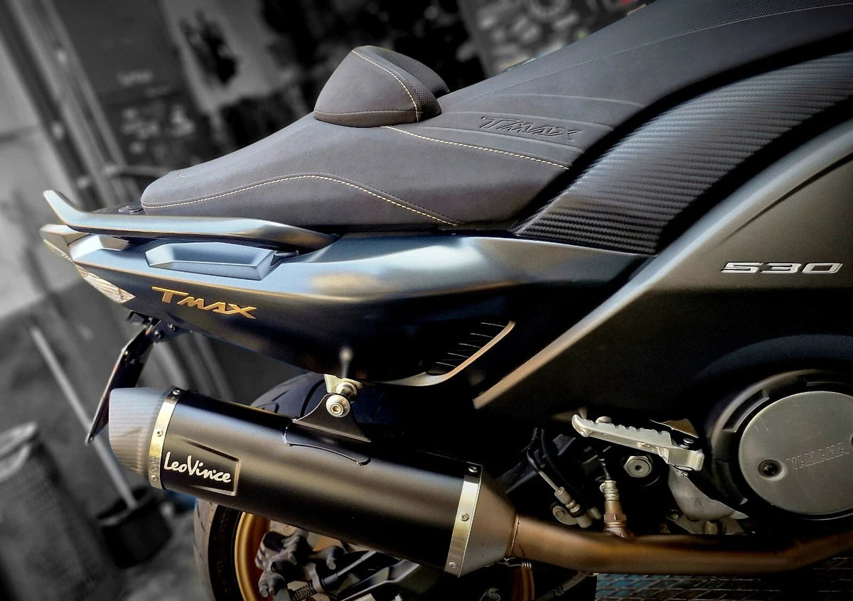 14000 LV Marmitta Scarico Completo Leovince Dark Yamaha Tmax T-max 530 2012-2016|294818998033