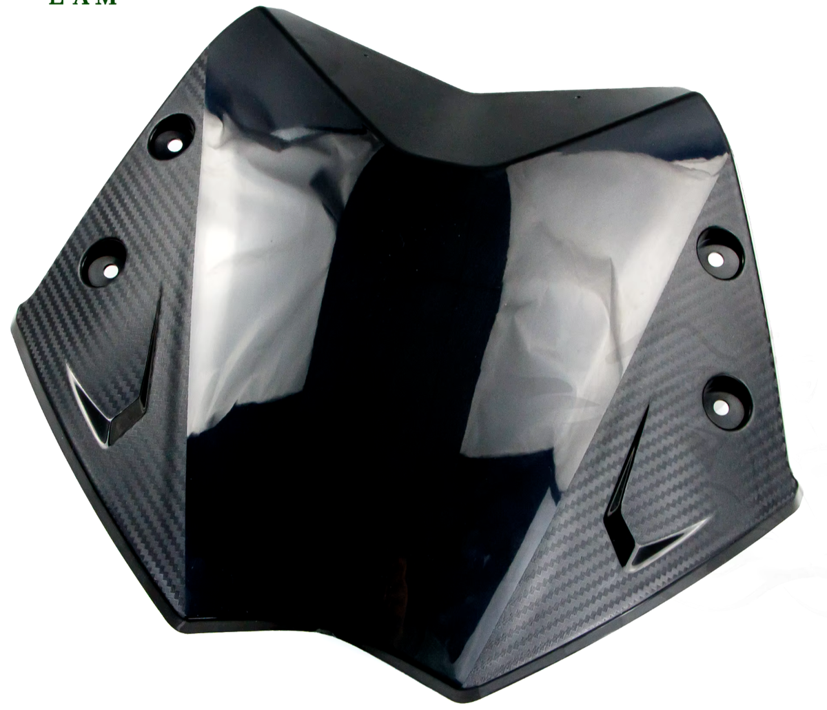 Sport fairing polished black with carbon sides for Yamaha Tmax T-max 530 2012-2016|405315374982