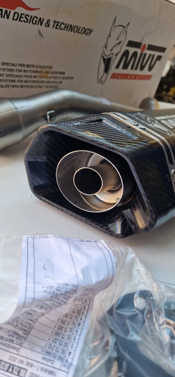 Y.073.LR1XB MARMITTA SCARICO OMOLOGATO MIVV PER YAMAHA T-MAX TMAX 560 2022-2024|278027736287