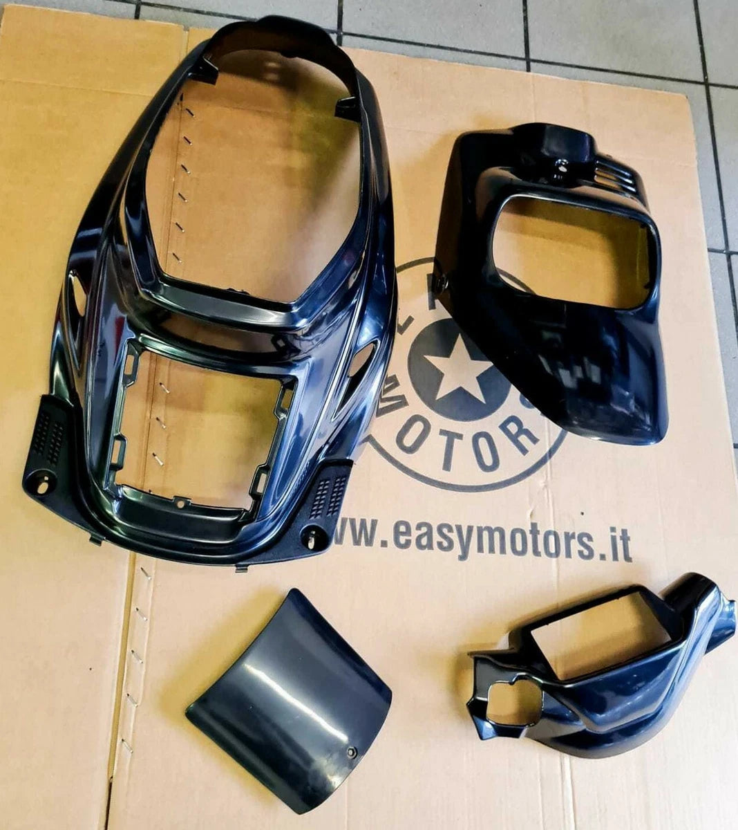 ORIGINAL LINE MBK BOOSTER SPIRIT BW'S 50 2T 91>03 FAIRING KIT BLACK 5PC|366297408350