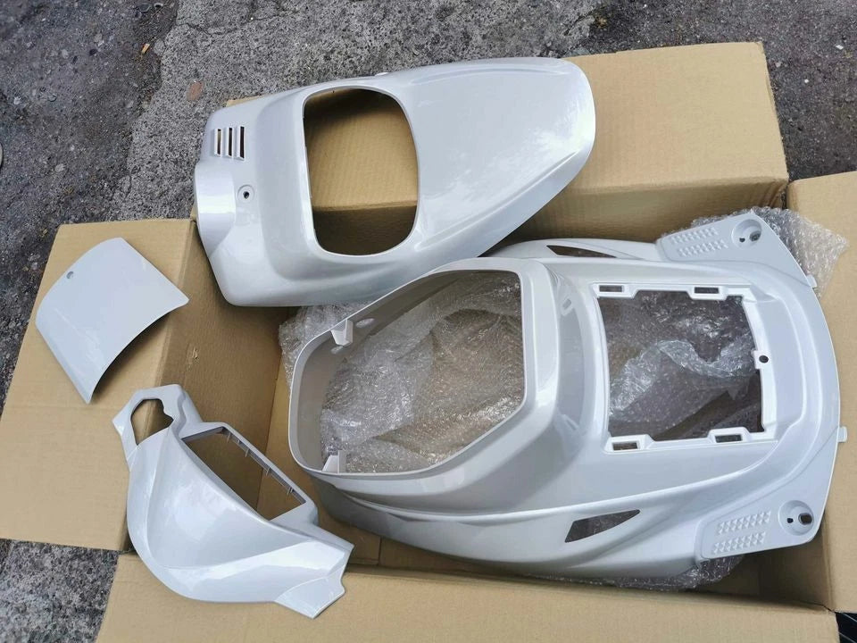 MBK BOOSTER SPIRIT X YAMAHA BW'S BWS 50 1990>2003 PEARL WHITE FAIRING KIT|366297408317