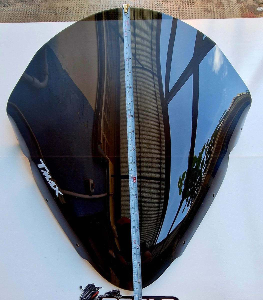 Cupolino Spoiler Fume 47 CM Con Adesivo YAMAHA T-MAX TMAX 500 2001 AL 2007|297339696615