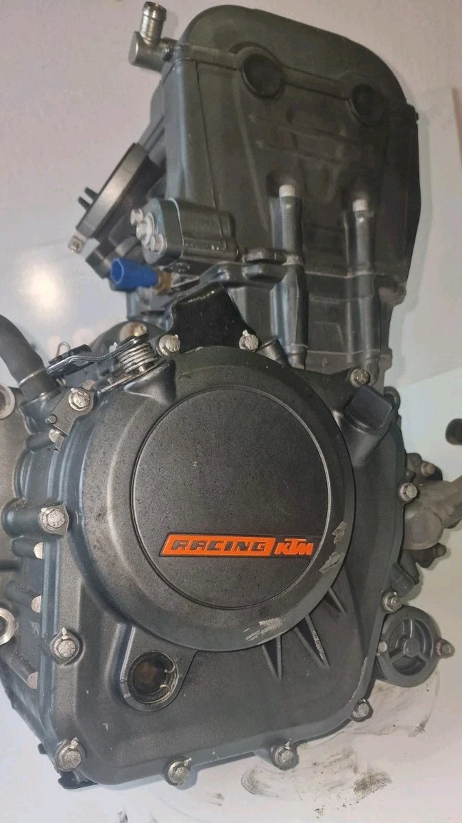 ENGINE BLOCK 15-16 KTM 390 DUKE COMPLETE ENGINE MOTOR HEAD CASES RUNS 36,000KM |278230133722