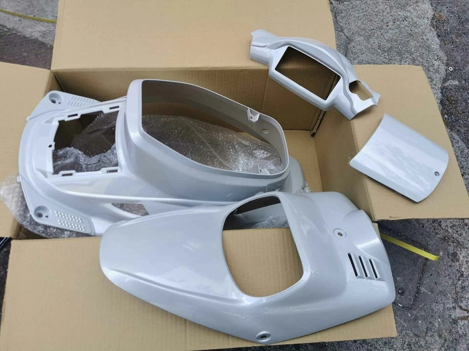MBK BOOSTER SPIRIT X YAMAHA BW'S BWS 50 1990>2003 PEARL WHITE FAIRING KIT|366297408317
