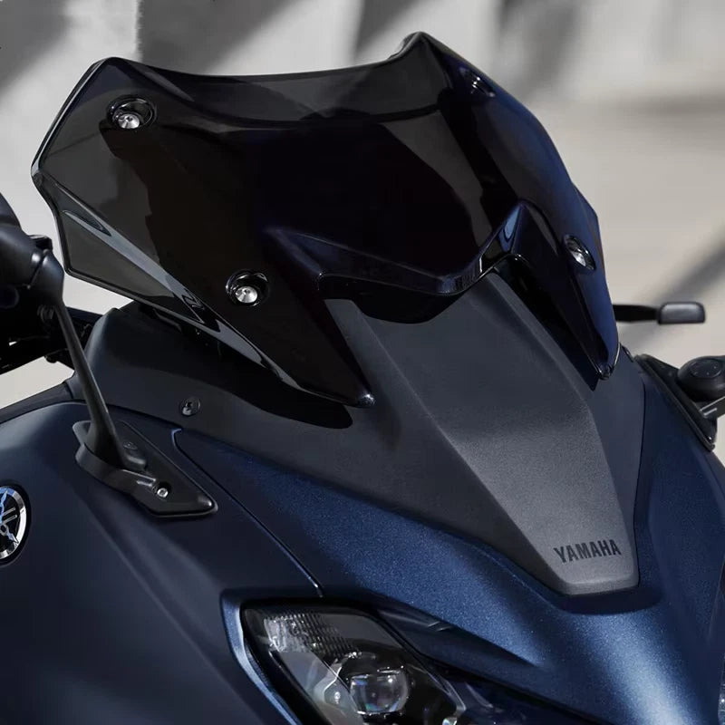 Yamaha T Max TECH MAX 560 2022-2023-2024 Smoke Black Sport Fairing Shield|365158996377