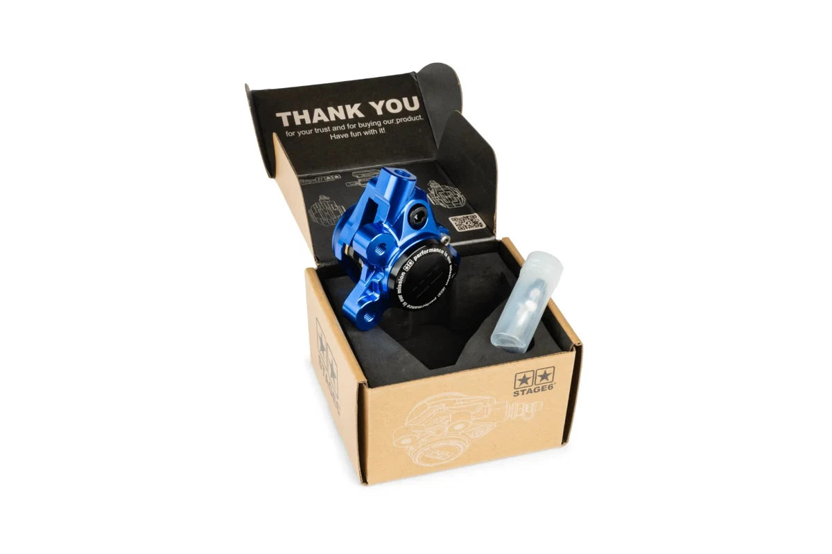 S6-1400381/BL front brake caliper CNC Stage6 Minarelli Piaggio Peugeot BLUE|277822801895