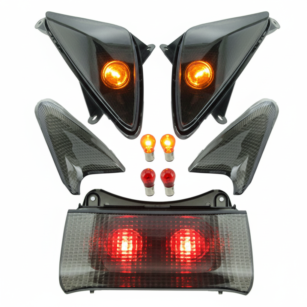 KIT FRECCE ANTERIORE GEMME FRECCE STOP POSTERIORE PER YAMAHA T-MAX 500 2001-2007