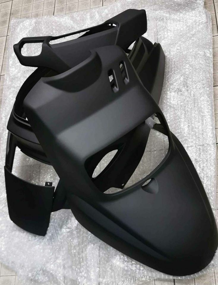 MBK Booster Spirit Yamaha Bw's Original 50 2004 Plastic Fairing Kit > Matte Black|277827443474