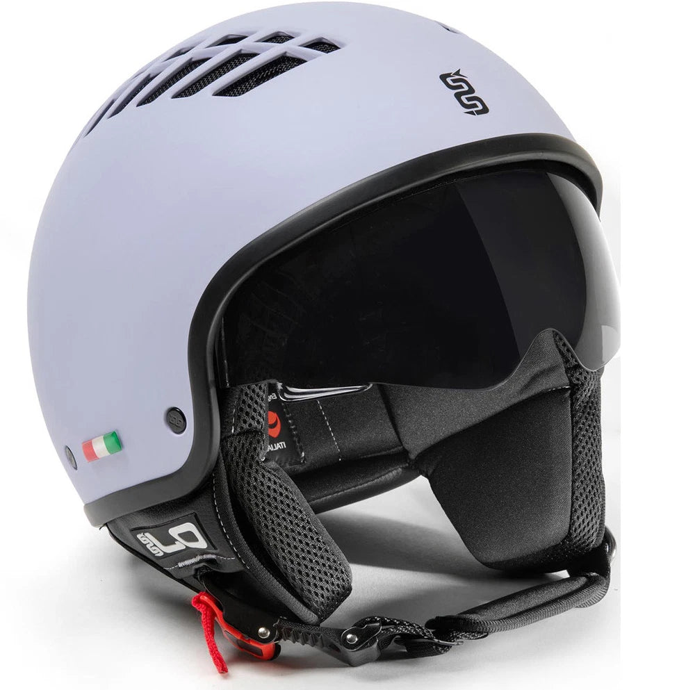 OJ JET HELMET DEMI JET MATTE WISTERIA/MATT WISTERIA FOR MOTORCYCLES AND SCOOTERS|387096313141