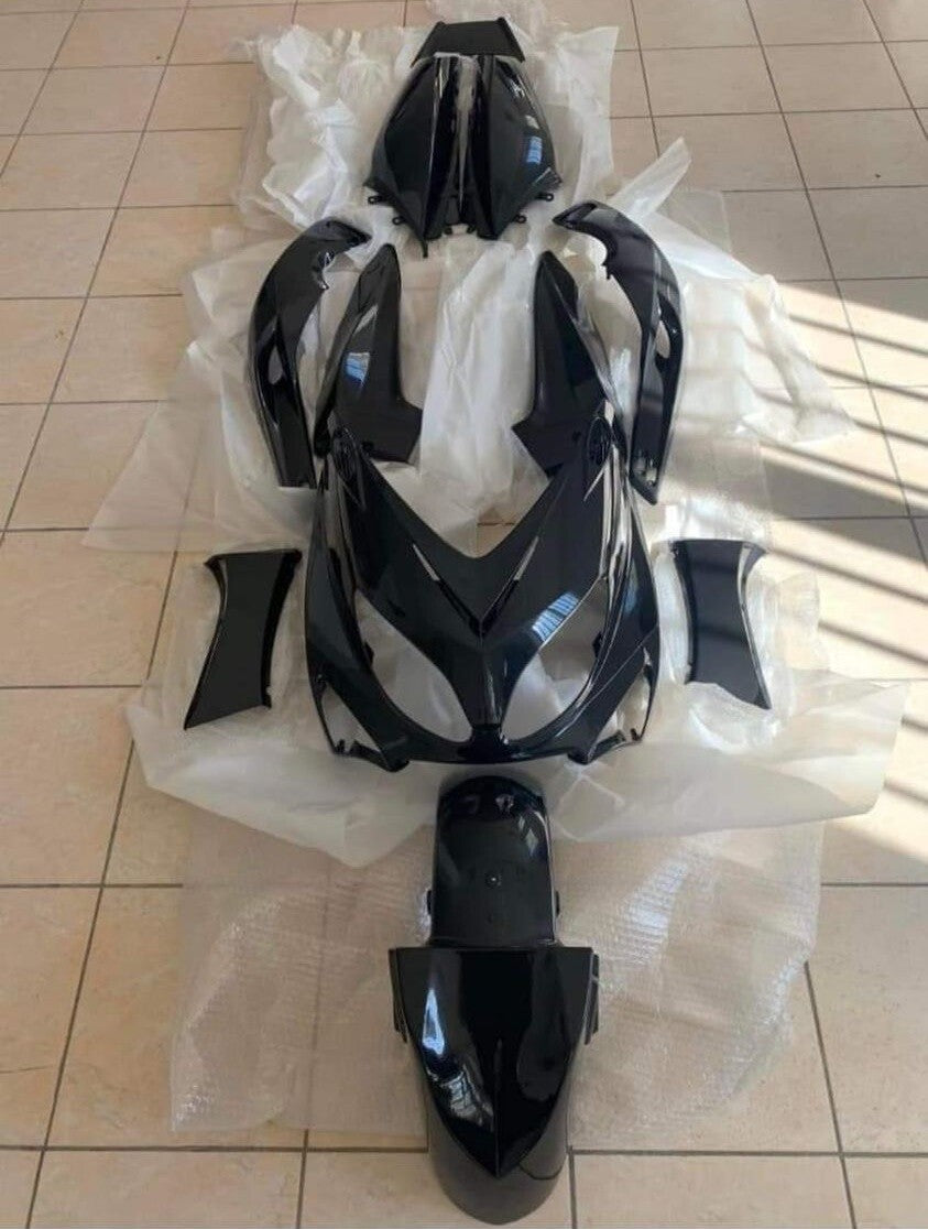 BLACK FAIRING KIT 12 pieces Yamaha TMAX T MAX 500 2001-2002-2003-2004-2005-2006-2007|277453336367