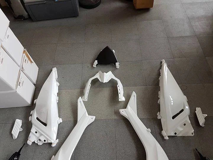 77380070 WHITE BLACK PAINTED FAIRING KIT Yamaha TMAX T-MAX 530 2015 2016 29pcs|366297411331