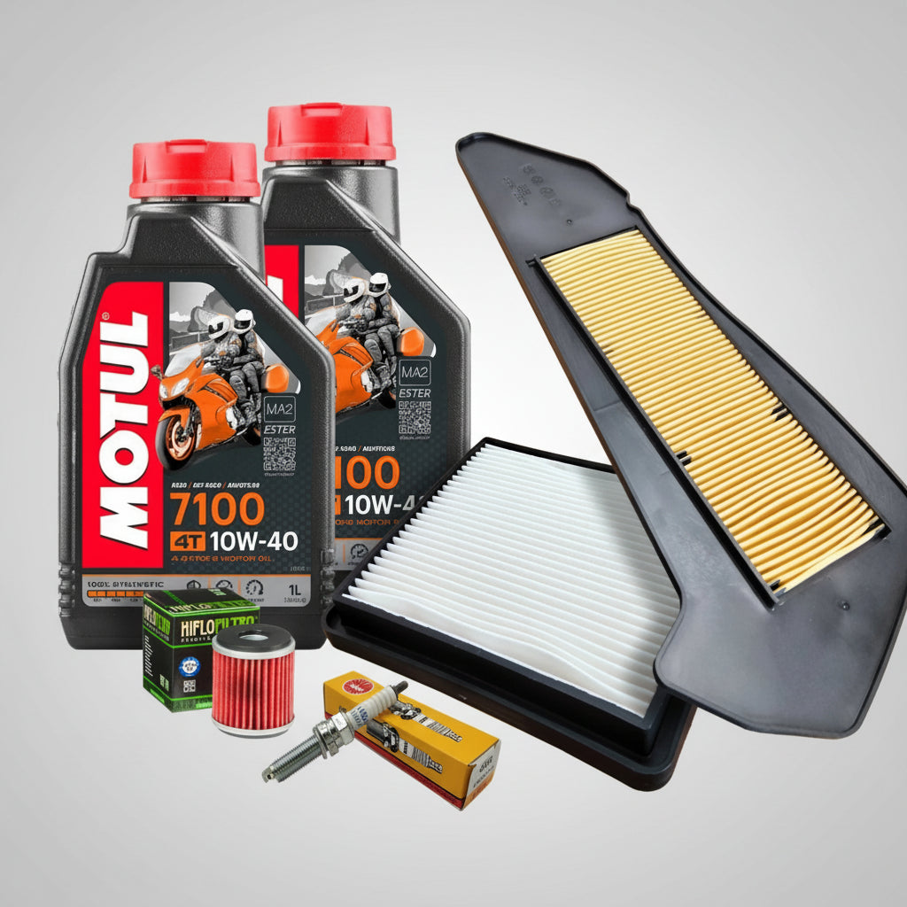 MOTUL 7100 OIL CUTTING KIT + CANDLE FILTERS YAMAHA CZD X MAX 300 ABS IRON MAX|165212836073