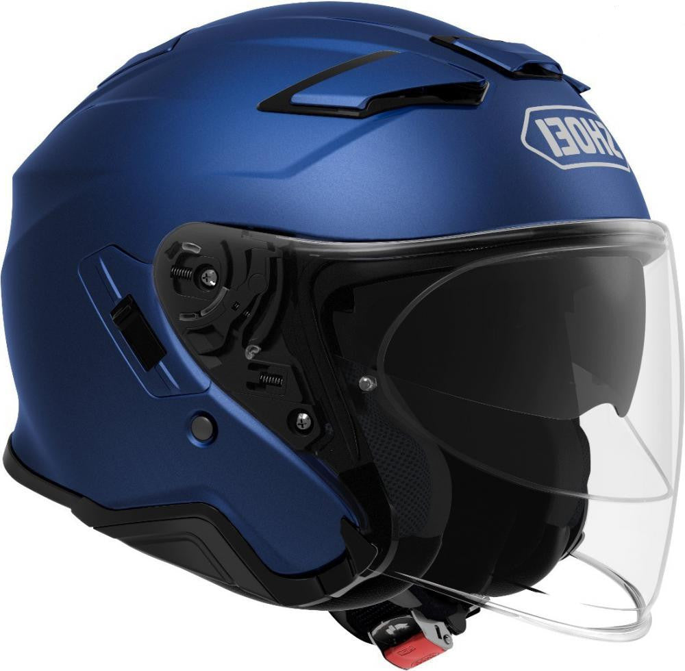CASCO SHOEI JET J-CRUISE II MT.BLUE.M BLU OPACO CON VISIERA INTERNA / ESTERNA