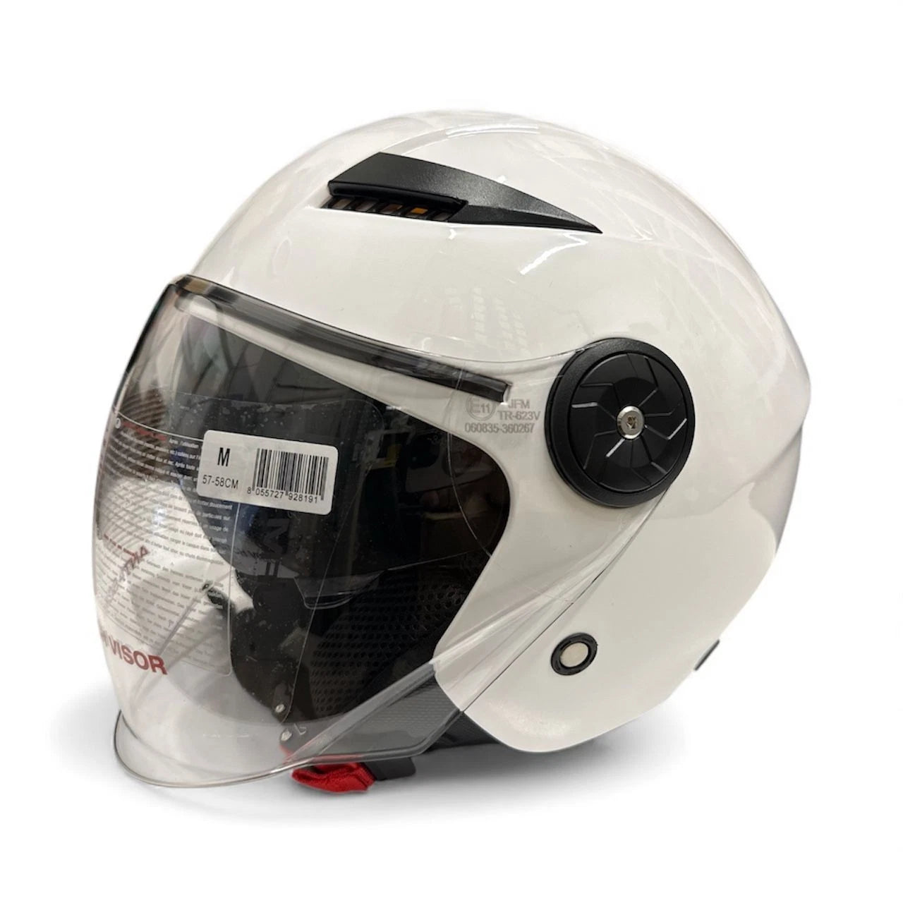 Casco Helmet Jet Moto Scooter Omologato ECE 22 06 Parasole Doppia Visiera urbano