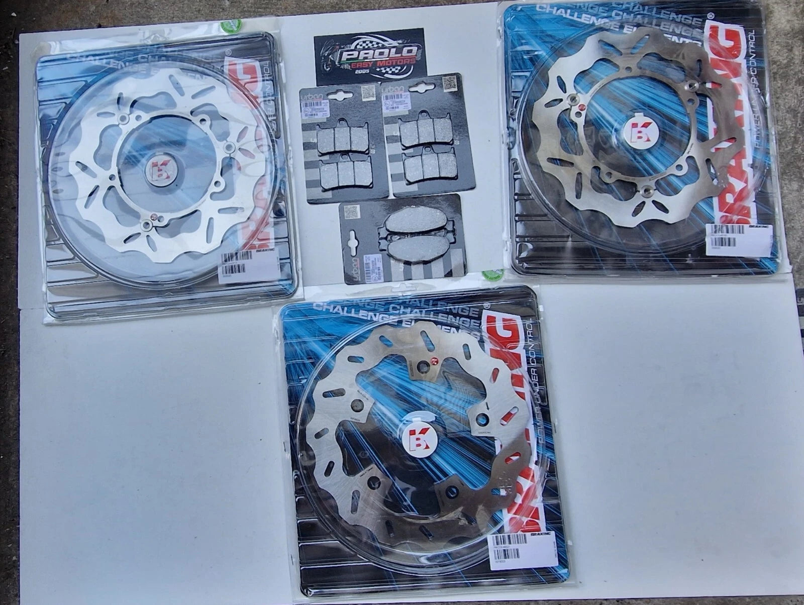 KIT DISCHI FRENO+PASTIGLIE MARGHERITA BRAKING YAMAHA T-MAX TMAX 530 2012 AL 2016|285584470565