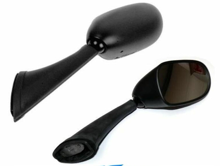 COPPIA SPECCHI RETROVISORI NERI TIPO ORIGINALE YAMAHA T-MAX 500 2001 2002 2003 - Foto 1 di 1