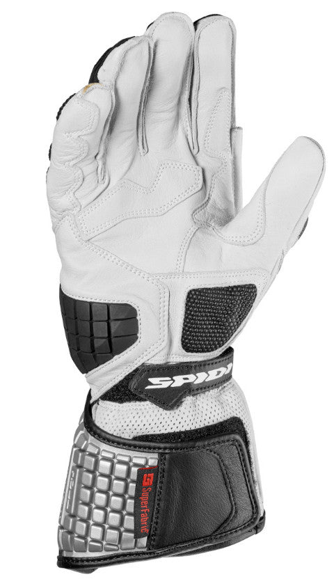 GUANTI DA MOTO SPIDI CARBO KAMGAROO A216 NERO/BIANCO