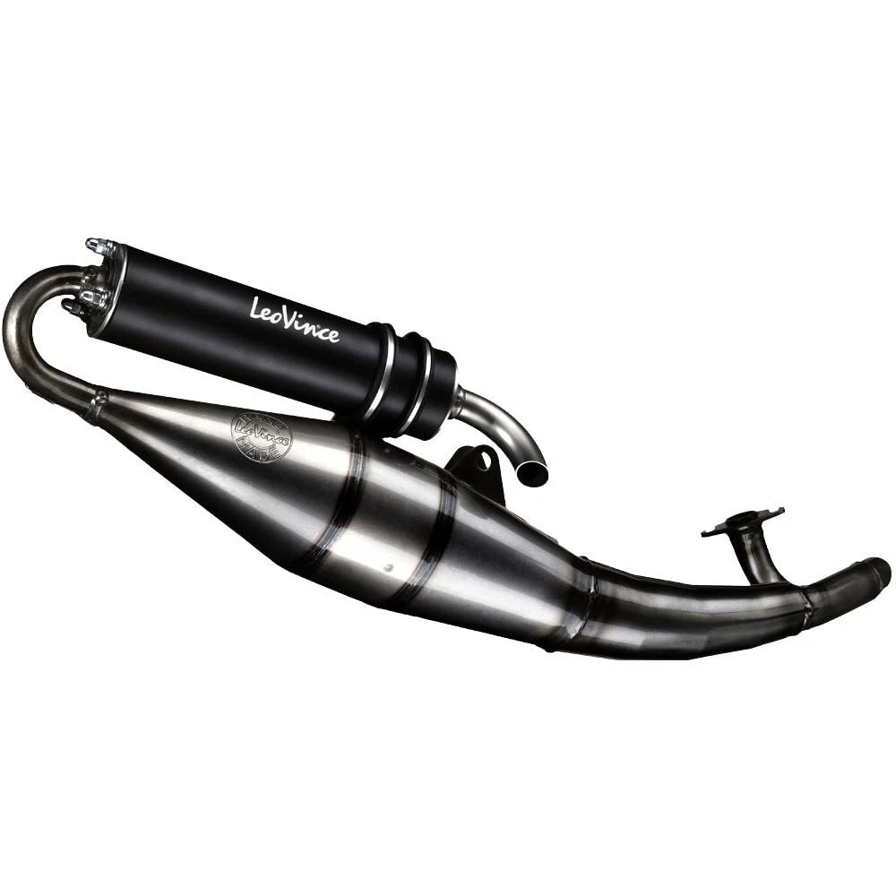 MARMITTA SCOOTER LEOVINCE HAND MADE TT BLACK EDITION MBK NITRO YAMAHA AEROX 50|274916297180