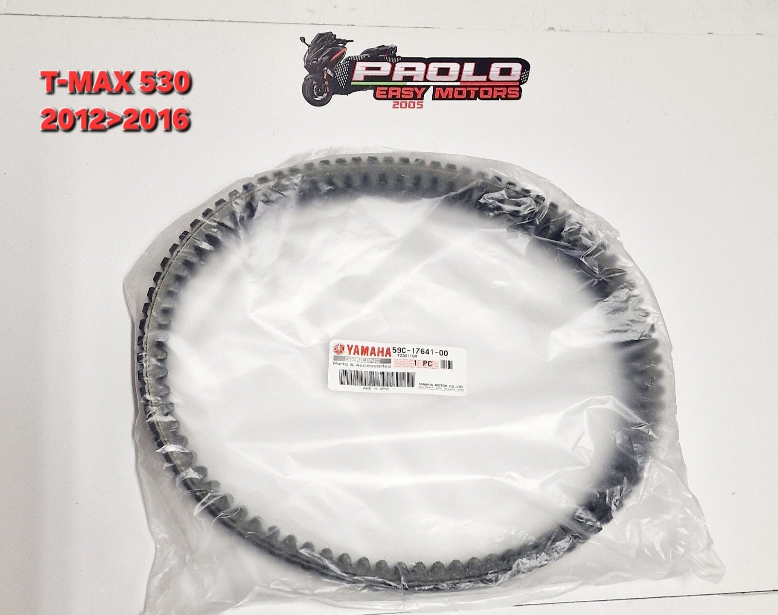 59C-17641-00 ORIGINAL TRANSMISSION BELT YAMAHA T-MAX 530 TMAX 2015 2016|285850003576