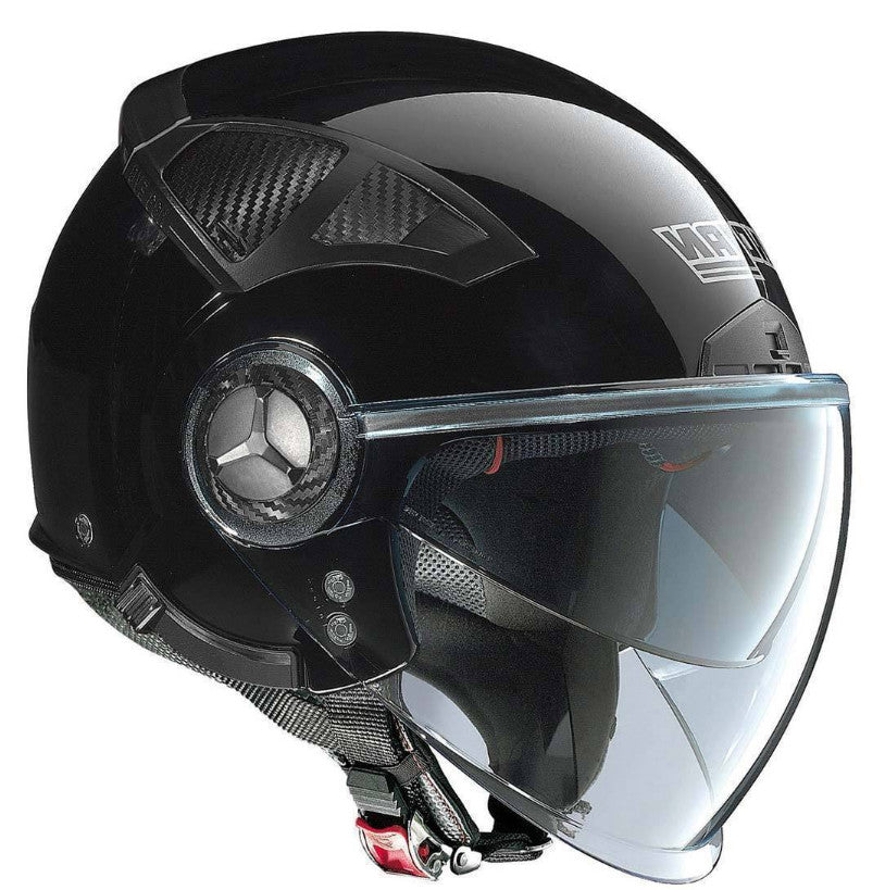 CASCO JET DOPPIA VISIERA NOLAN N33 NERO LUCIDO