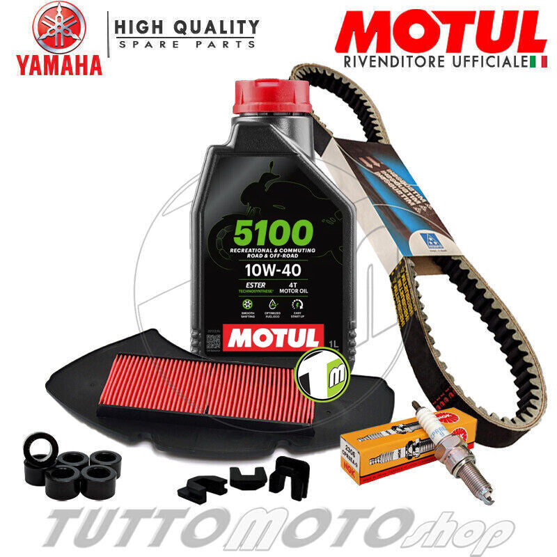 Tagliando YAMAHA NWS Tricity 155 2016-2021 / Kit Olio Motul 5100 10W40 Completo - Foto 1 di 5