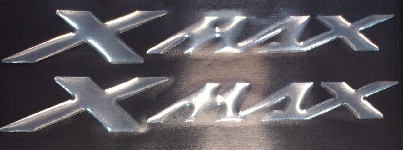Cp. Scritte Rilievo Silver x Carena posteriore X Yamaha X MAX Xmax 125 250 300