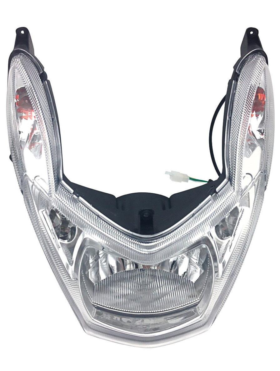 COMPLETE FRONT HEADLIGHT BLOCK CE APPROVED for Peugeot Kisbee 50 2010-2020|144839692510