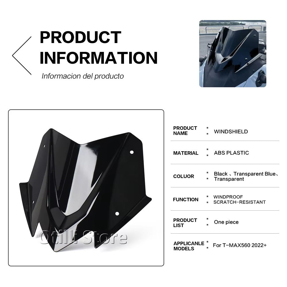 CUPOLINO NERO PER YAMAHA T MAX 560 2022-2026 SPOILER RACING SPORTIVO - Foto 4 di 4