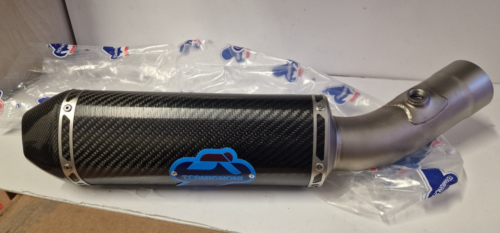 Y099080CV TERMINALE SCARICO ORIGINALE TERMIGNONI PER YAMAHA TMAX 530 2012-2016 - Foto 4 di 7
