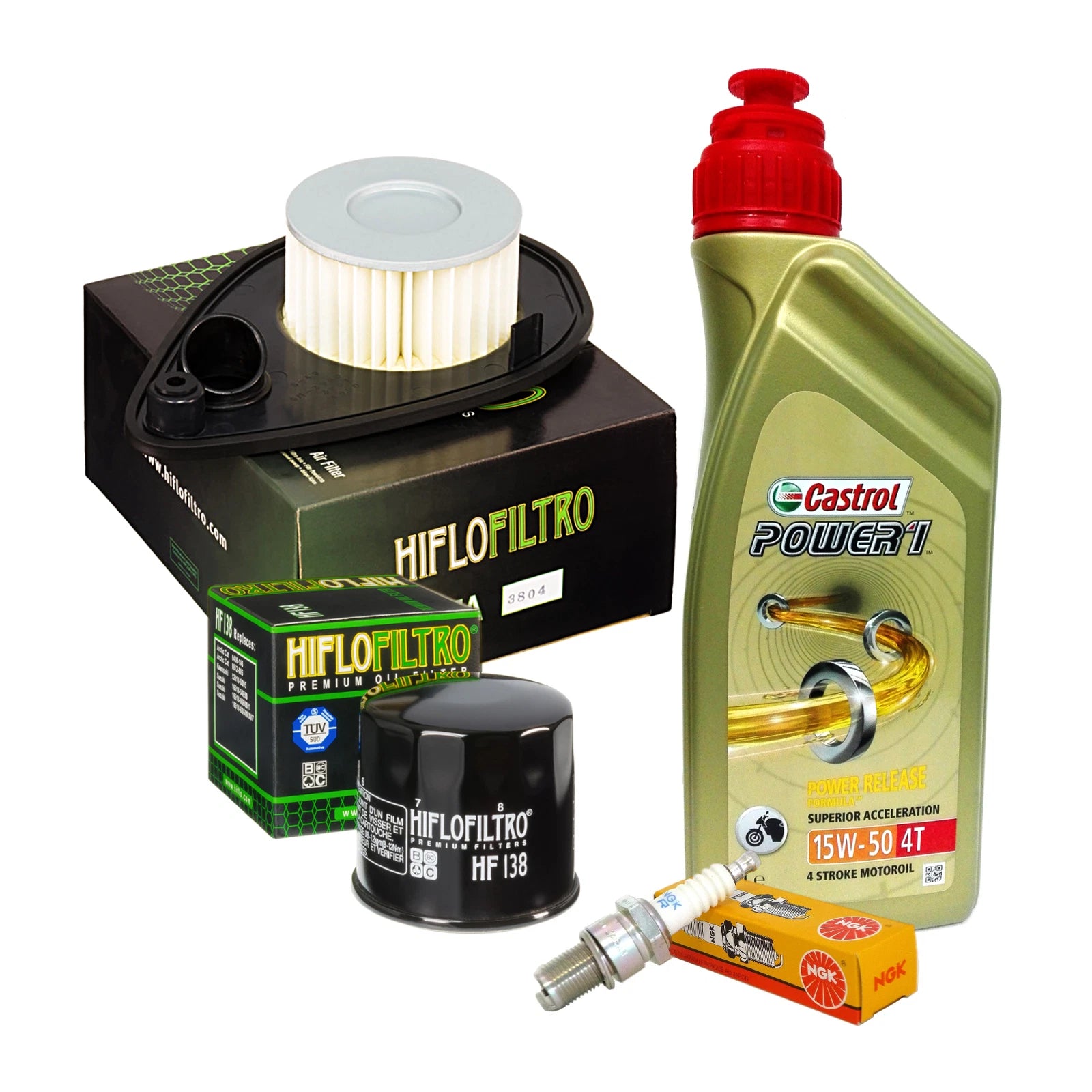 CUTTING Suzuki VZ 800 Intruder Marauder 05/08 Castrol 15W50 F. Oil Air Candes|285912660698
