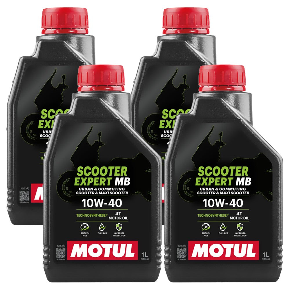 MOTUL SCOOTER EXPERT 4T 10W-40 MA ENGINE OIL TECHNOSYNTHESIS 10W40 4 LT|326630562897