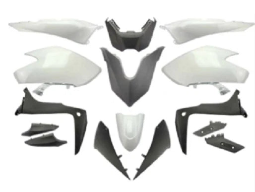 15PCS WHITE COMPETITION FAIRING KIT FOR YAMAHA T MAX 530 2017-2018-2019|366297407854