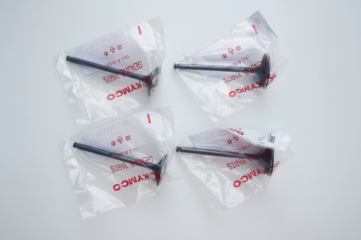 KYMC DTX360 DOWNTOWN350i ENGINE INTAKE AND EXHAUST VALVES (4PCS!)|144707430030
