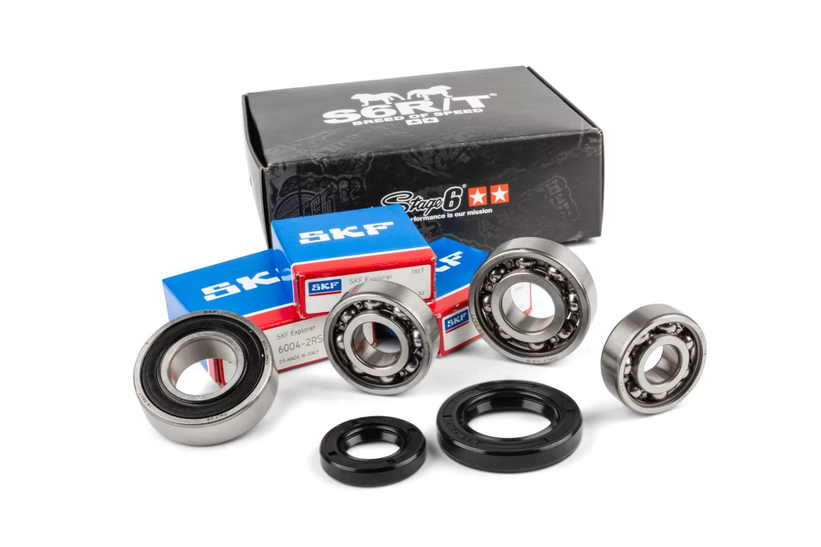 S6-2031750 Set cuscinetti cambio Stage6 HQ Peugeot scooter 50 vedi applicazione - Foto 2 di 2