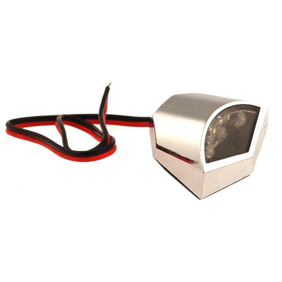 77204425A LUCE TARGA a LED FOX CROMATA OMOLOGATA per MOTO GAS GAS - FANTIC - Foto 1 di 1
