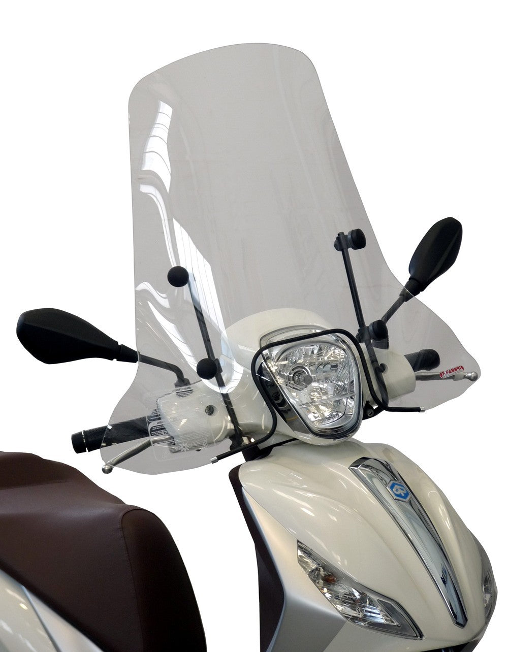 PARABREZZA PARAVENTO FABBRI CON ATTACCHI PIAGGIO MEDLEY 125-150 ABS 2016-2018 - Foto 2 di 3