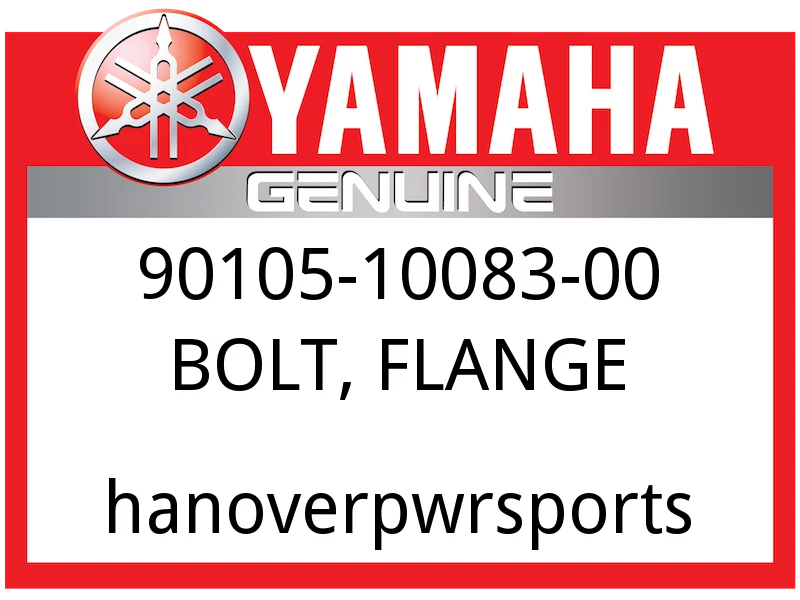 Yamaha OEM Part 90105-10083-00 BOLT, FLANGE|286032752826