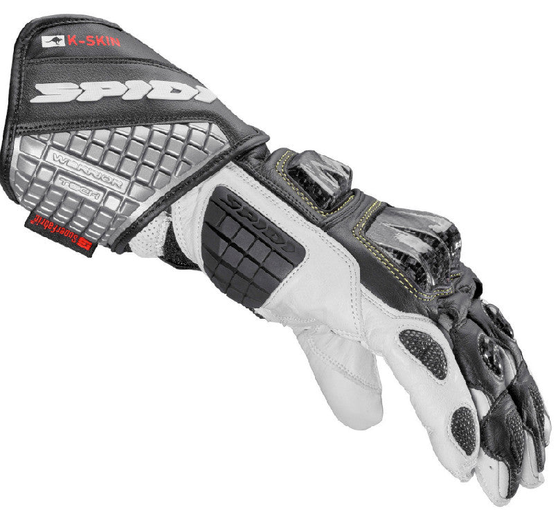 GUANTI DA MOTO SPIDI CARBO KAMGAROO A216 NERO/BIANCO