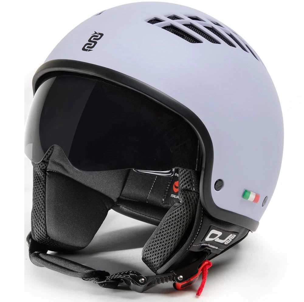 OJ JET HELMET DEMI JET MATTE WISTERIA/MATT WISTERIA FOR MOTORCYCLES AND SCOOTERS|387096313141