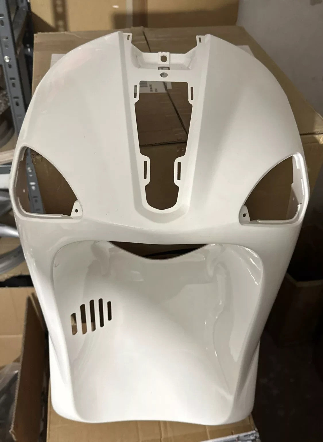 FRONT SHIELD Piaggio Liberty MOC RST 50 125 150 200 WHITE 2004 to 2014|146901390888