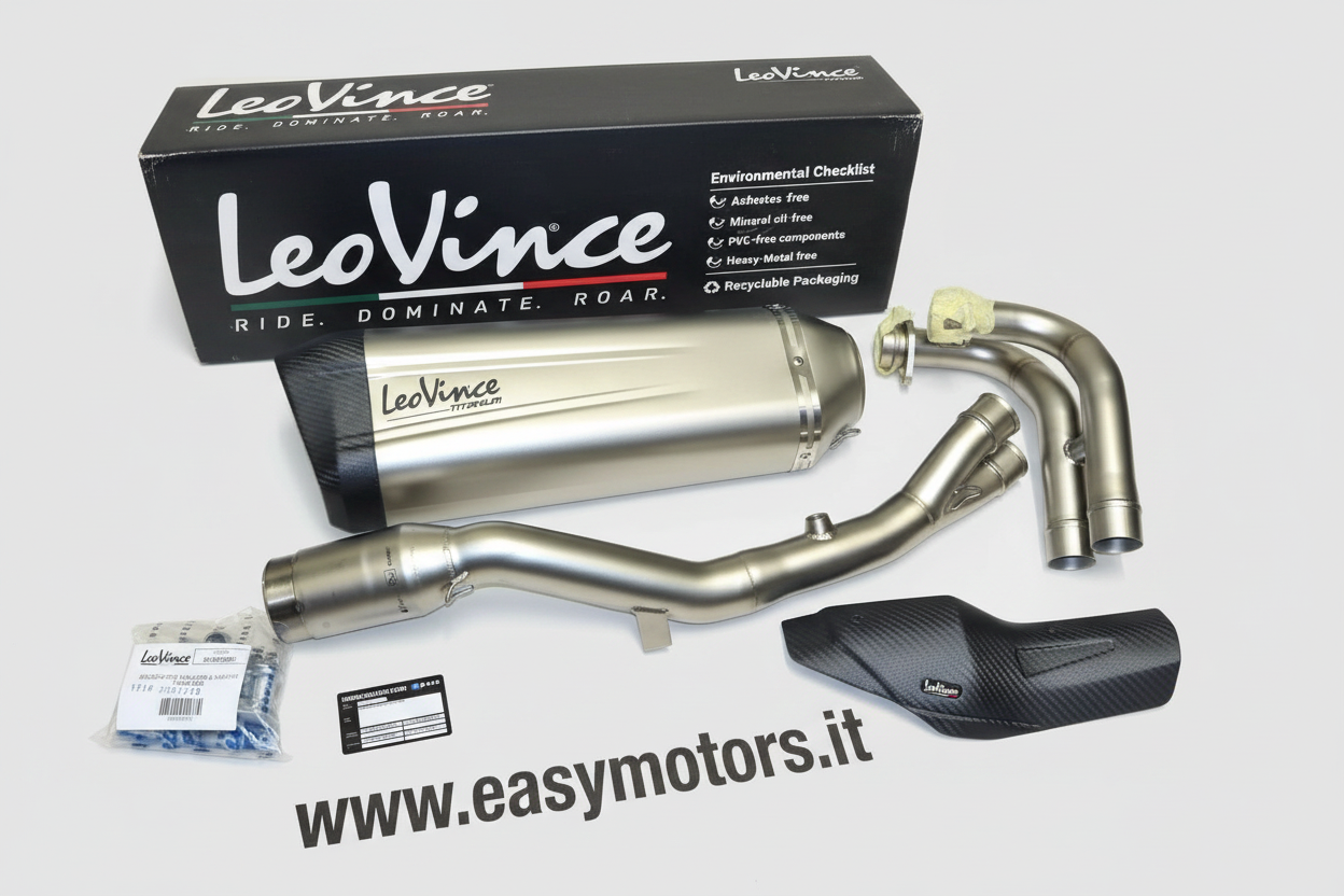 MARMITTA LEOVINCE YAMAHA TMAX 560 TECH MAX TITANIUM CARBON 2020-2024 SCARICO COMPLETO