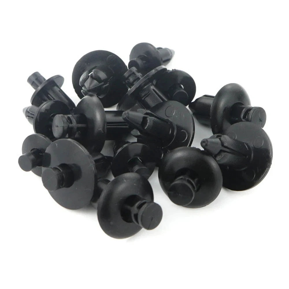 10pz Buttoni Rivetti di plastica Clip di fissaggio Honda Yamaha Suzuki Kawasaki|277902938357