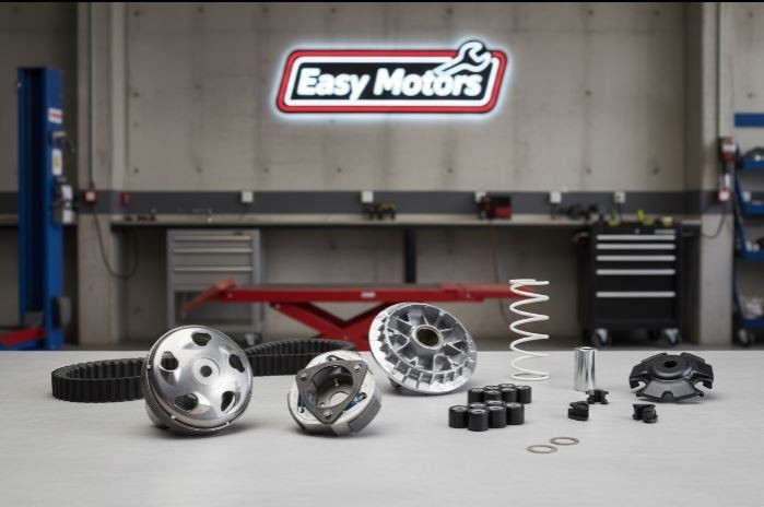 VARIATORE+CINGHIA+CAMPANA+FRIZIONE+SEMIPULEGGIA FISSA HONDA SH 125 150 2020/2026